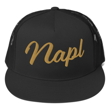 Cappellino NAPL Black-Gold