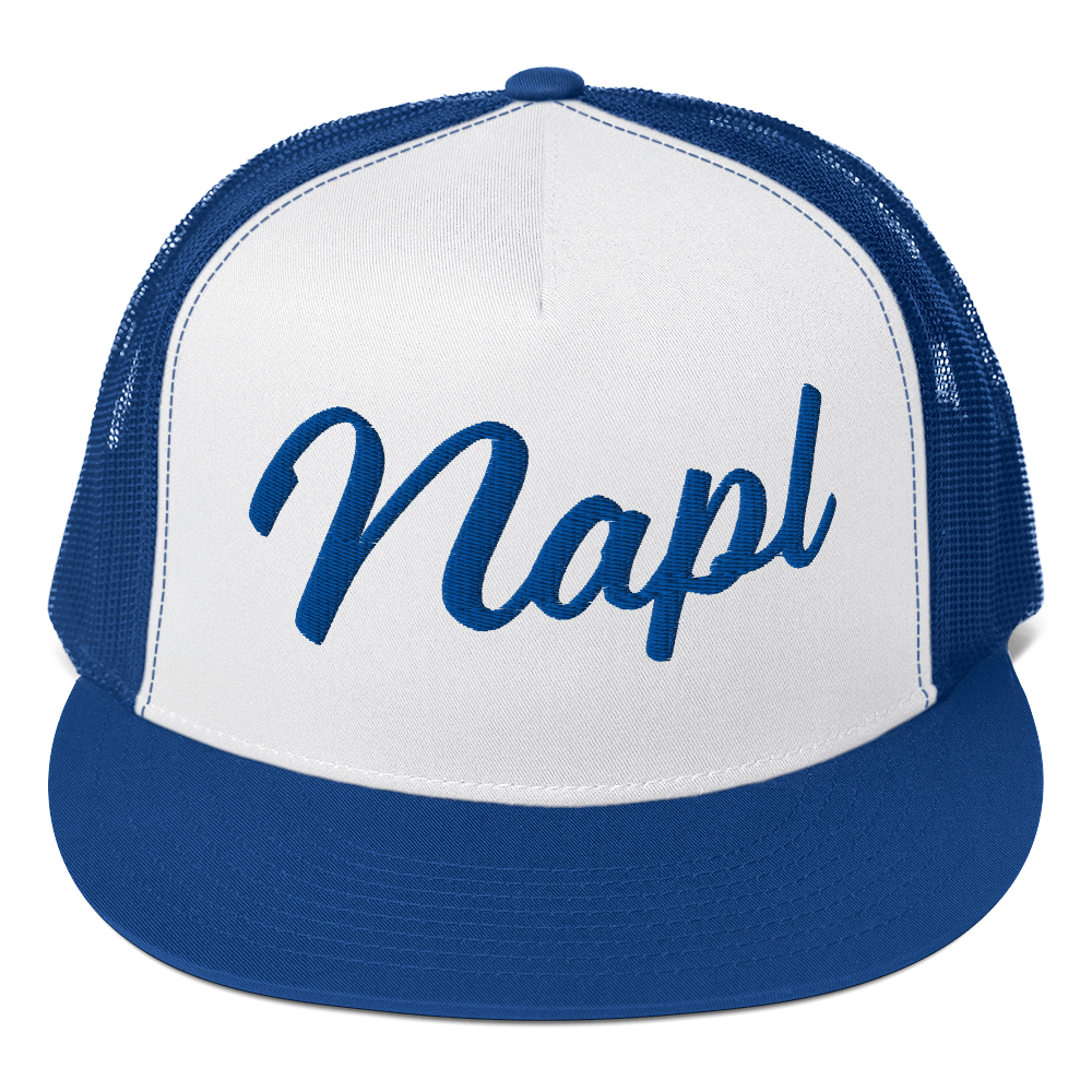 Cappellino NAPL White-Blue