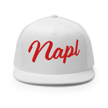 Cappellino NAPL White-Red