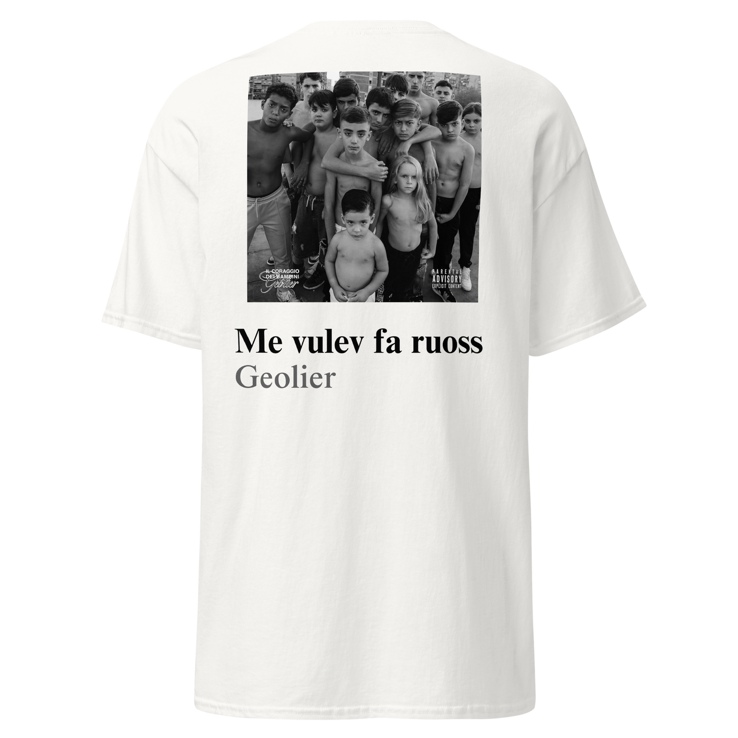 Maglia Me vulev fa ruoss - Geolier