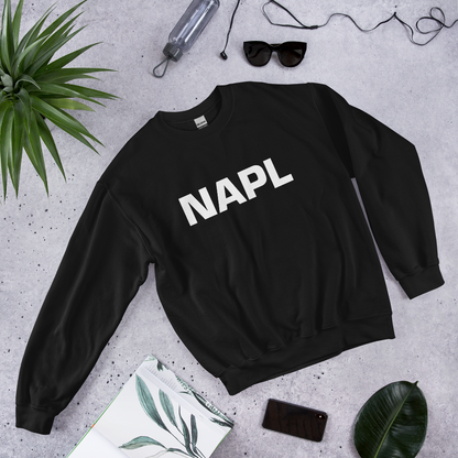 Felpa NAPL Nero-Bianco