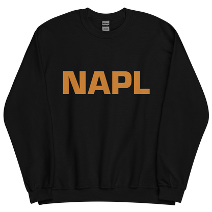 Felpa NAPL Nero-Bronzo