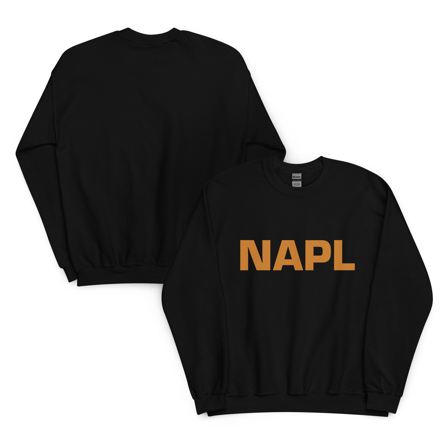 Felpa NAPL Nero-Bronzo