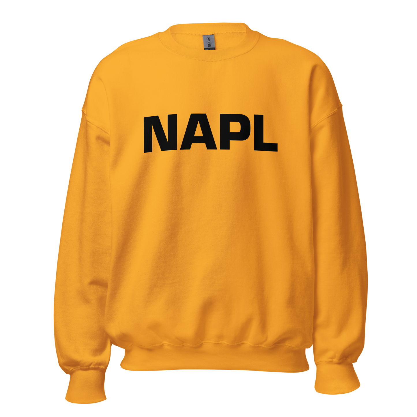 Felpa NAPL Oro-Nero