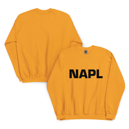 Felpa NAPL Oro-Nero