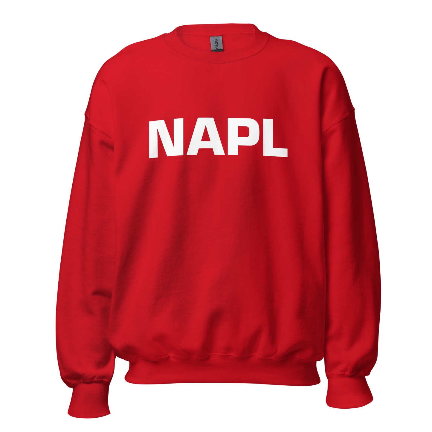 Felpa NAPL Rosso-Bianco