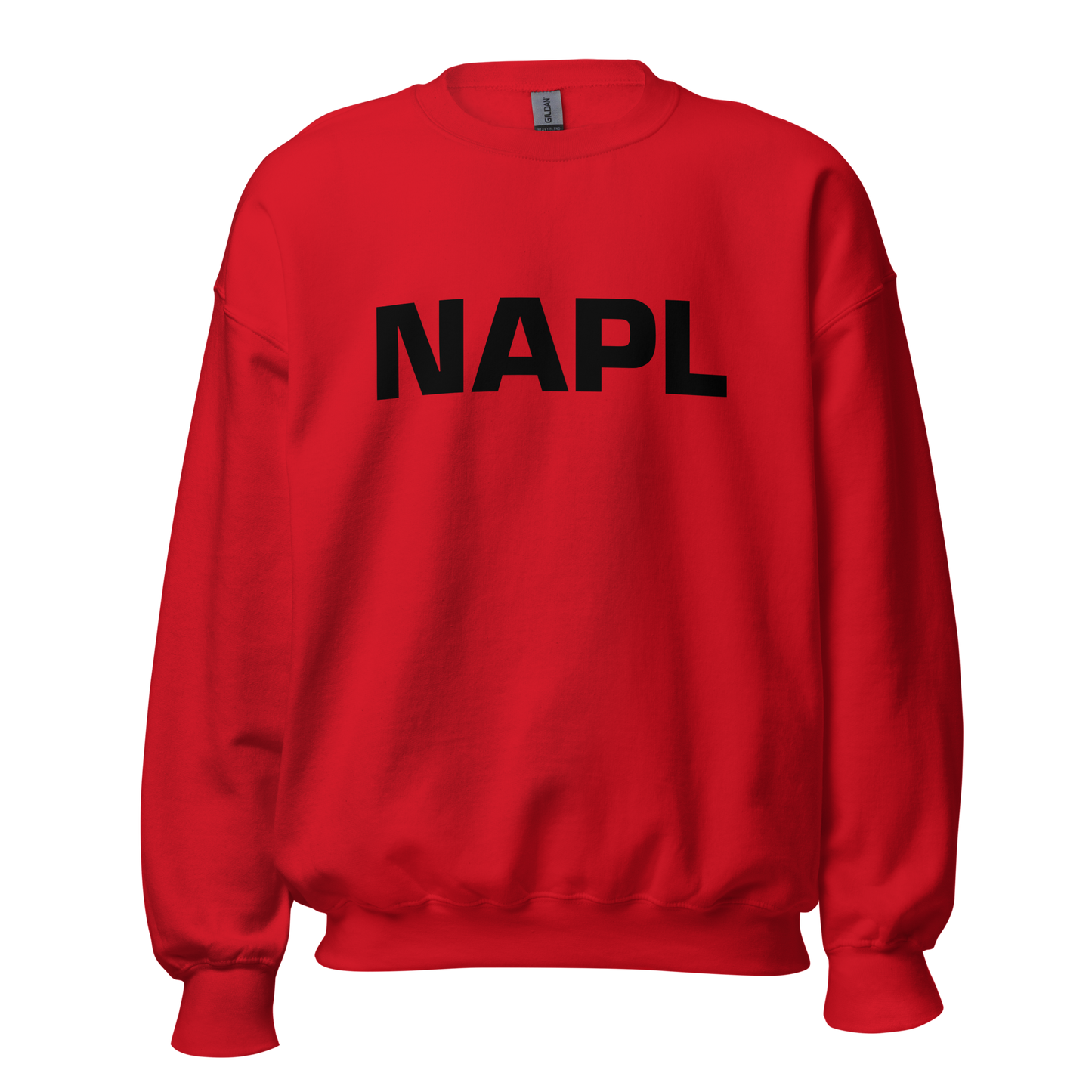 Felpa NAPL Rosso-Nero