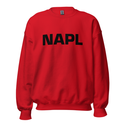 Felpa NAPL Rosso-Nero