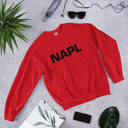 Felpa NAPL Rosso-Nero