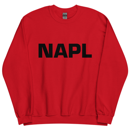 Felpa NAPL Rosso-Nero