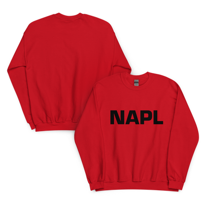 Felpa NAPL Rosso-Nero