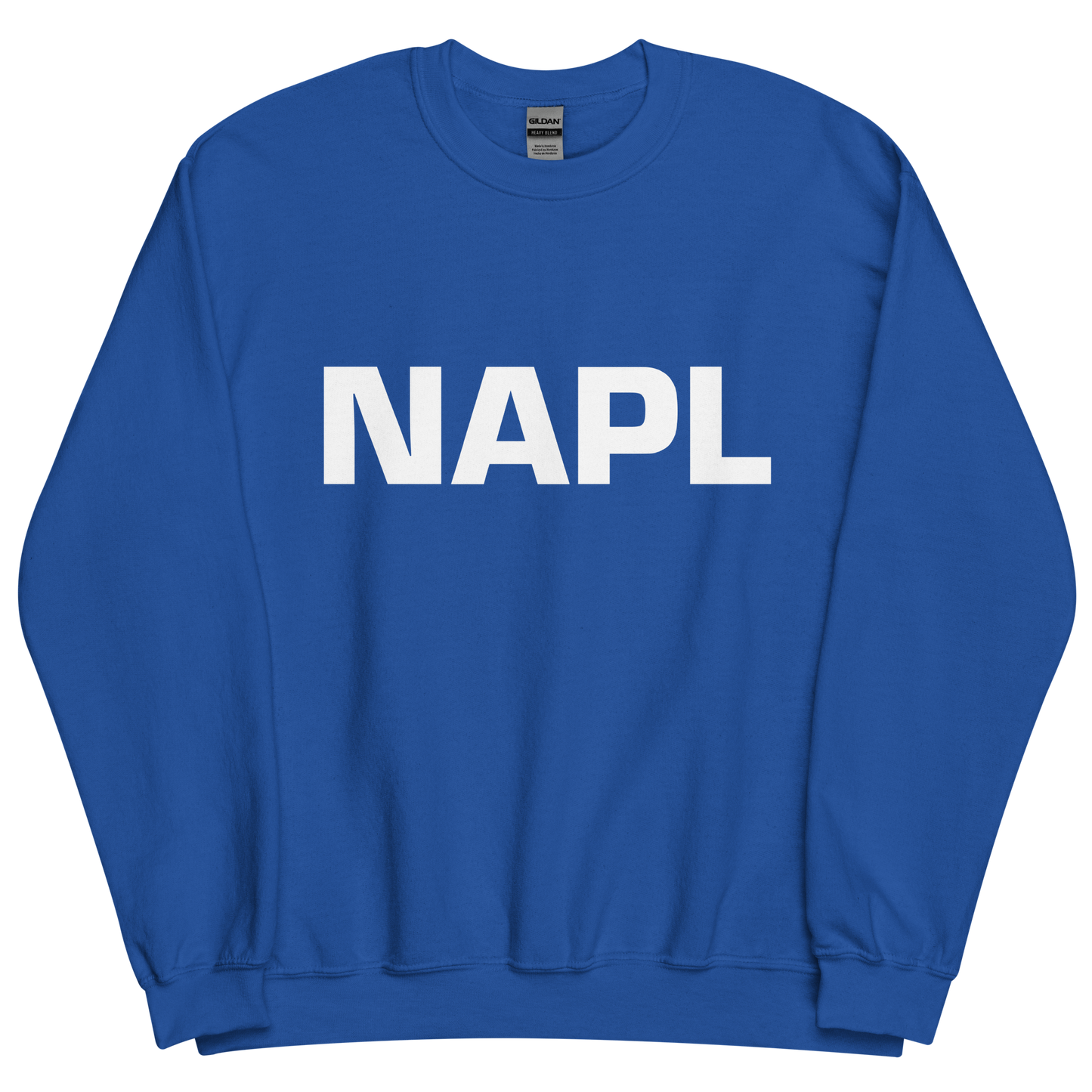 Felpa NAPL Blu-Bianco