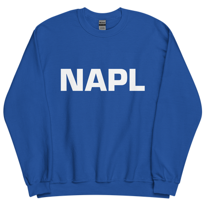 Felpa NAPL Blu-Bianco